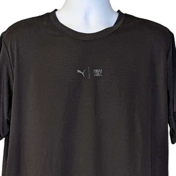 PUMA Men's Train First Mile Tee Black Size L - Picture 4 of 10